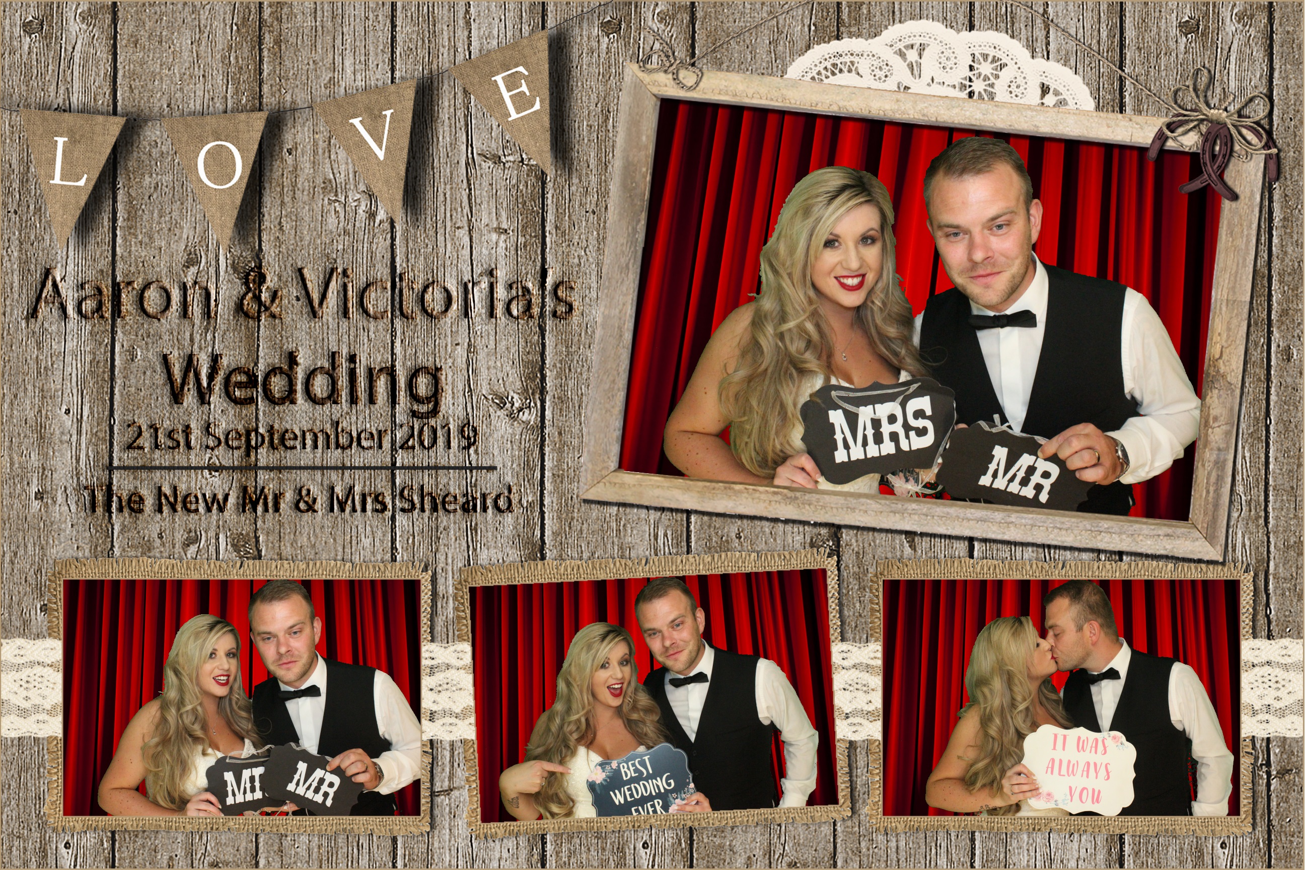 Aaron & Victoria's Wedding  | View more photos from the event at images.mobile-photo-booth.com/u/MobilePhotoBoothUK/Aaron-Victorias-Wedding